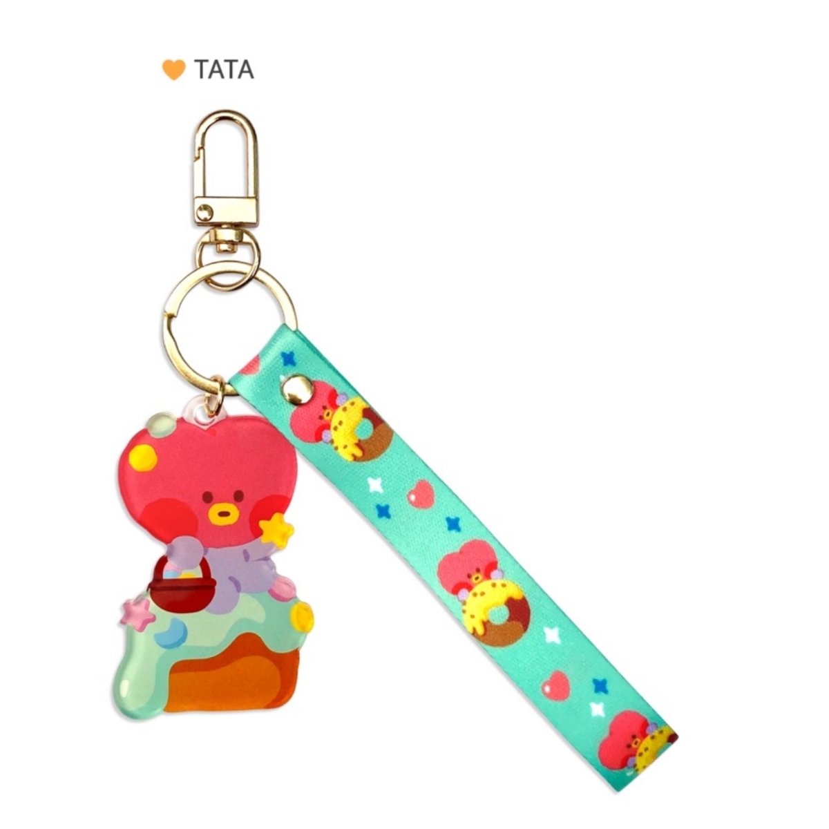 BT21 Minini Official Acrylic Keyring + Strap Sweetie Version - K-STAR