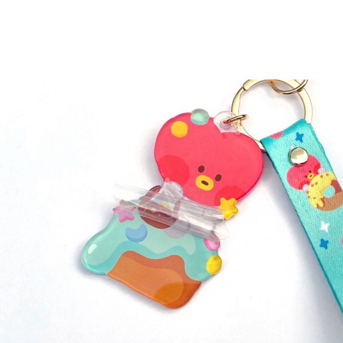 BT21 Minini Official Acrylic Keyring + Strap Sweetie Version - K-STAR