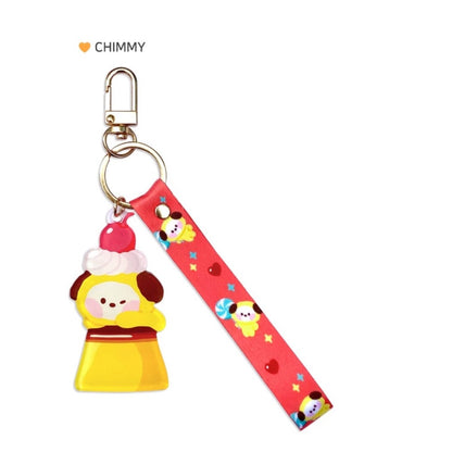 BT21 Minini Official Acrylic Keyring + Strap Sweetie Version - K-STAR