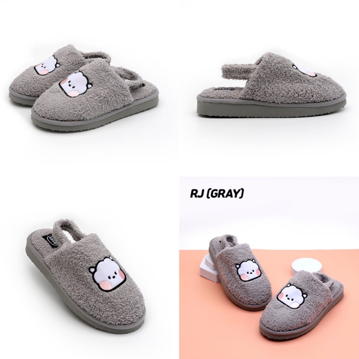 BT21 Minini Official Banding Winter Slippers - K-STAR
