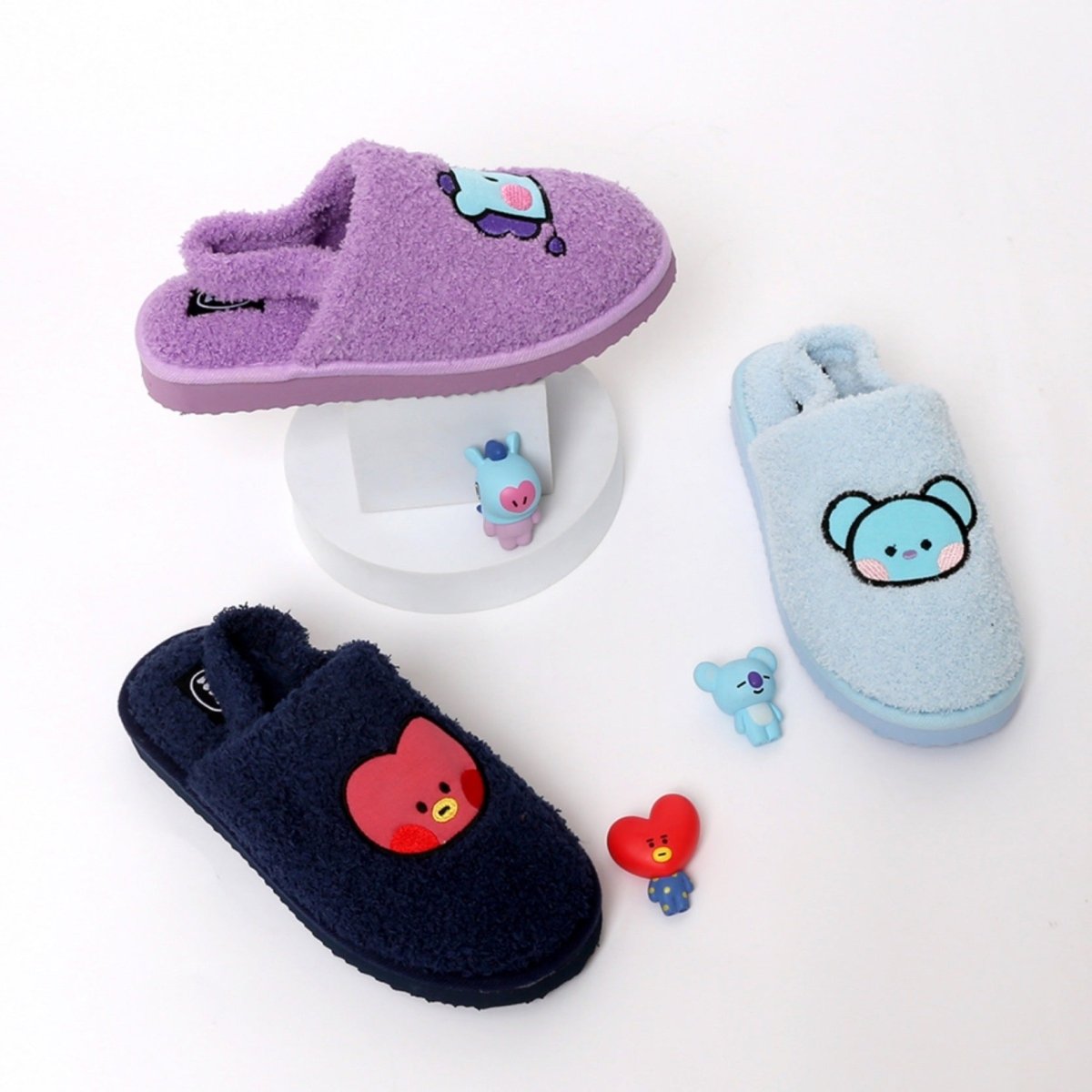 BT21 Minini Official Banding Winter Slippers - K-STAR