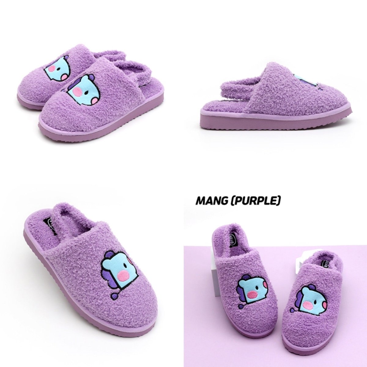 BT21 Minini Official Banding Winter Slippers - K-STAR