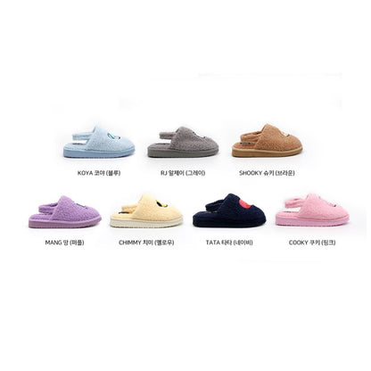 BT21 Minini Official Banding Winter Slippers - K-STAR