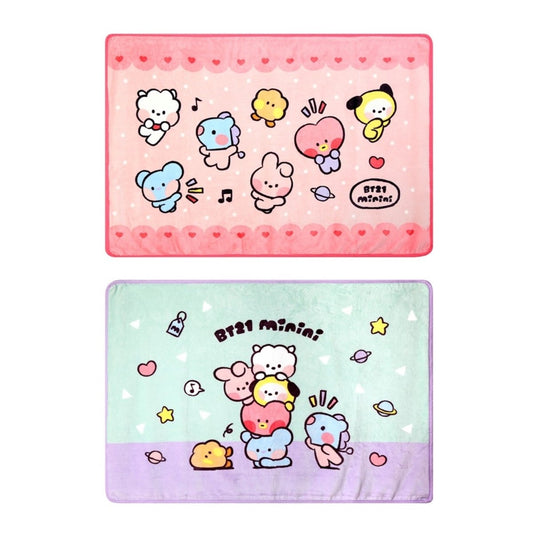 BT21 Minini Official Blanket 1200 x 800mm - K-STAR