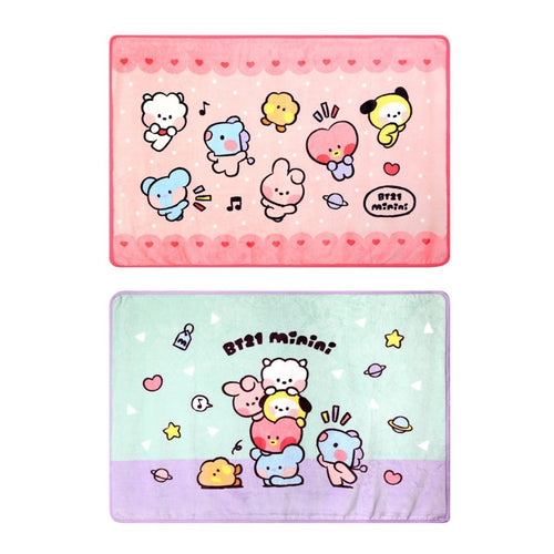 BT21 Minini Official Blanket 1200 x 800mm - K-STAR