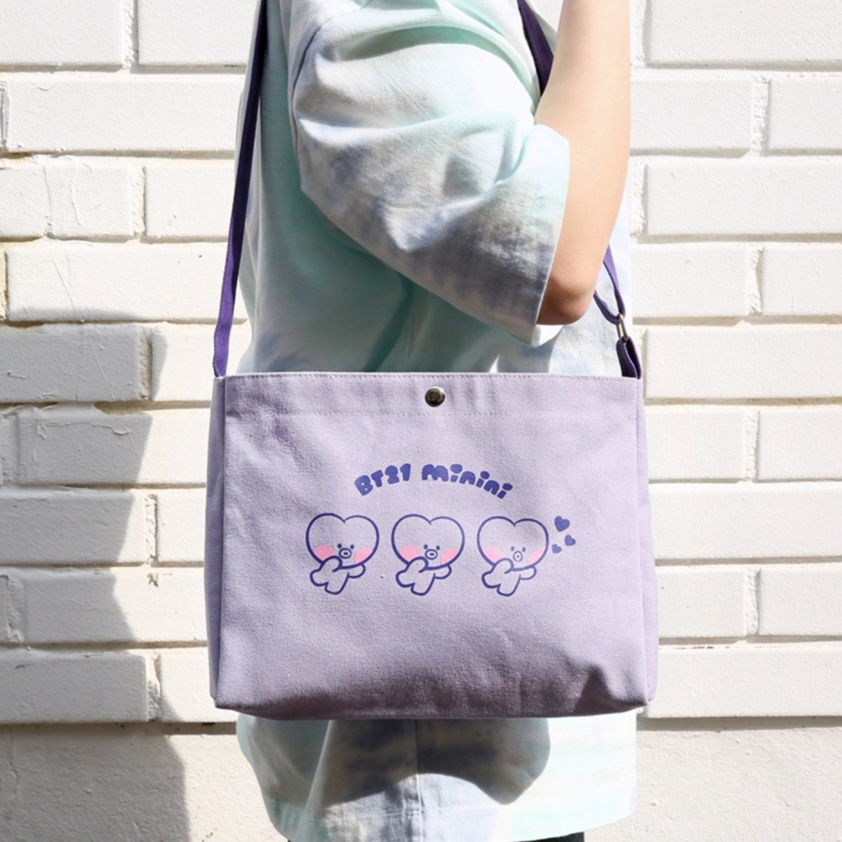BT21 Minini Official Canvas Cross Bag - K-STAR