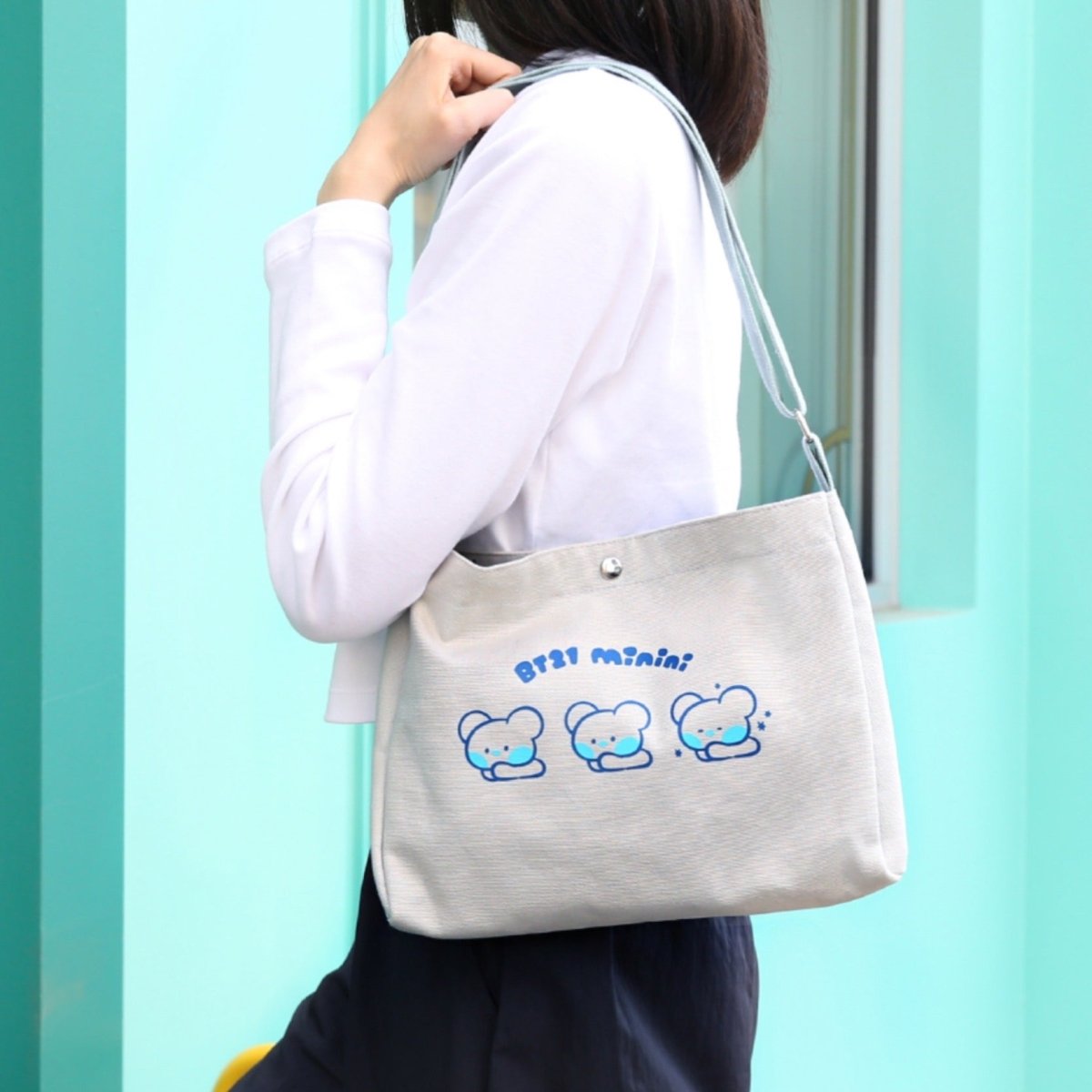 BT21 Minini Official Canvas Cross Bag - K-STAR