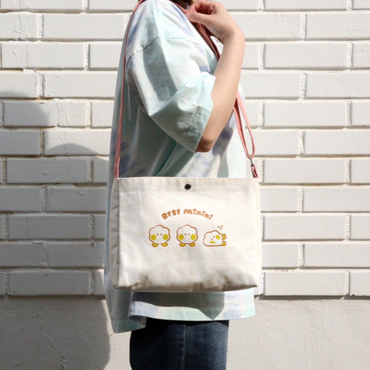 BT21 Minini Official Canvas Cross Bag - K-STAR