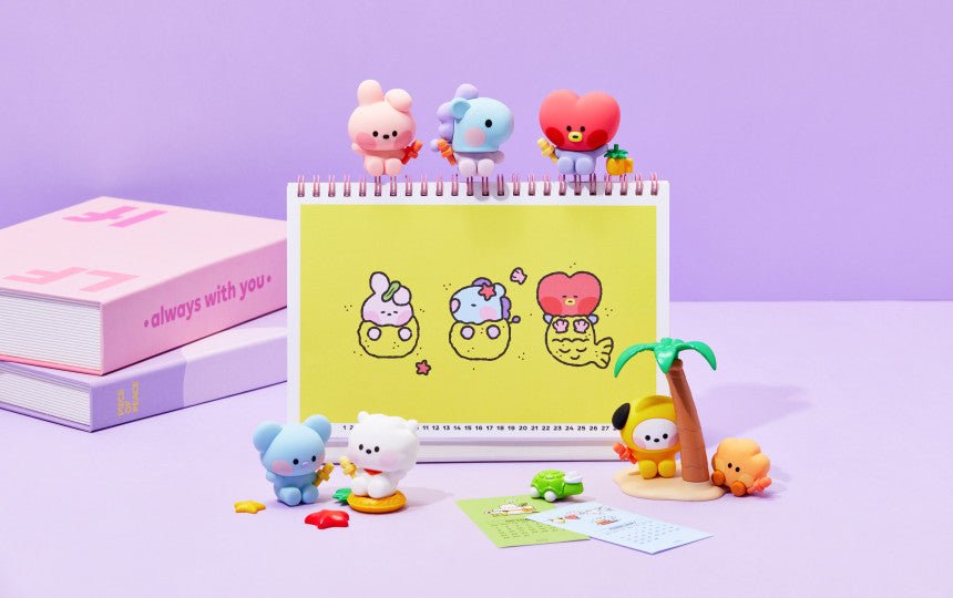 BT21 Minini Official Desk Calendar 2023 - K-STAR