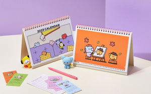 BT21 Minini Official Desk Calendar 2023 - K-STAR