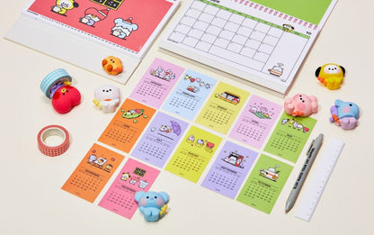 BT21 Minini Official Desk Calendar 2023 - K-STAR