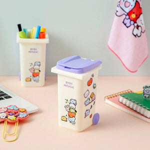 BT21 Minini Official Desk Multi Holder Mini Trash Bin - K-STAR