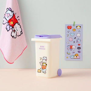 BT21 Minini Official Desk Multi Holder Mini Trash Bin - K-STAR