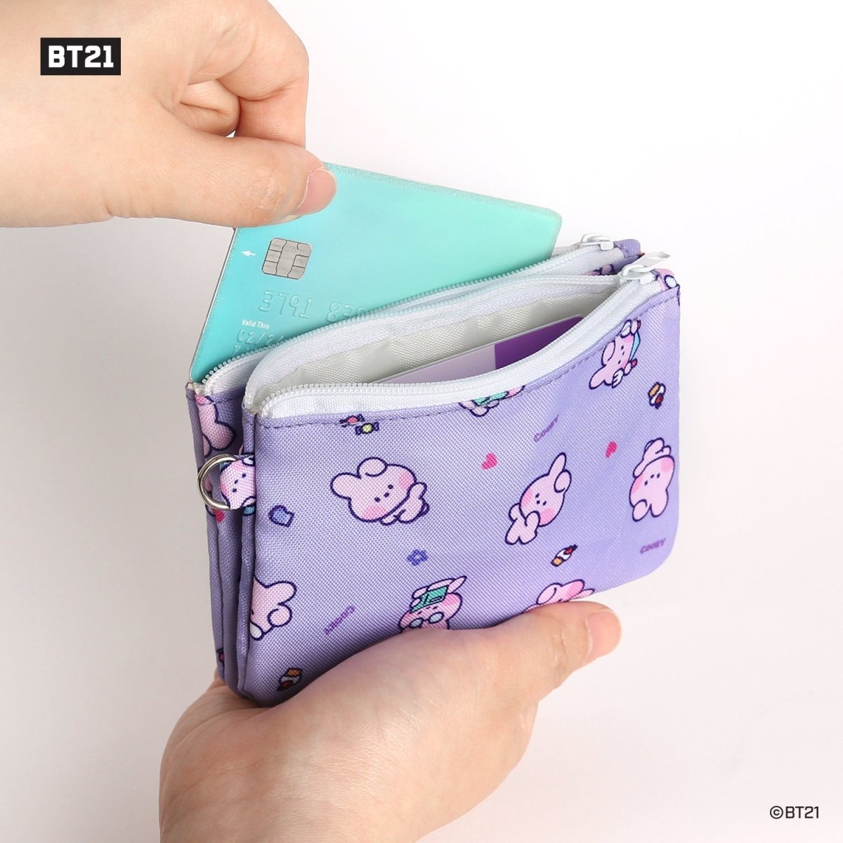 BT21 Minini Official Double Pocket - K-STAR