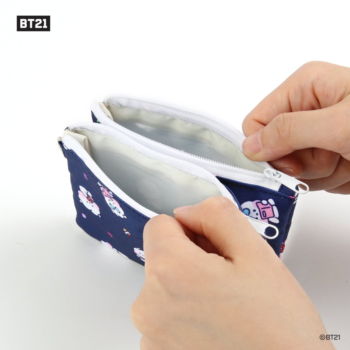 BT21 Minini Official Double Pocket - K-STAR