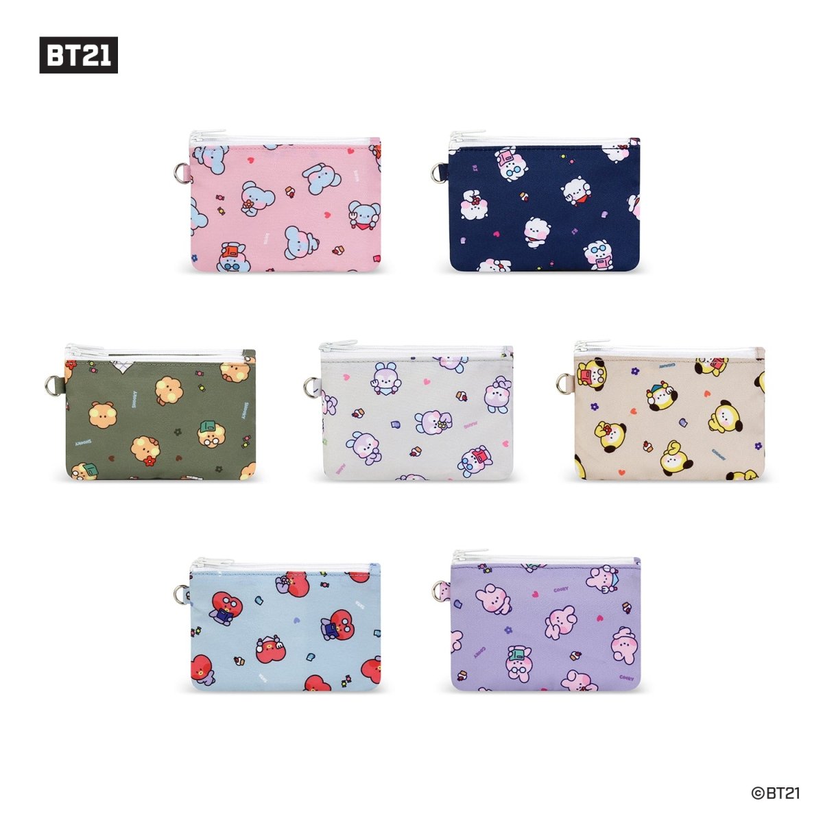BT21 Minini Official Double Pocket - K-STAR