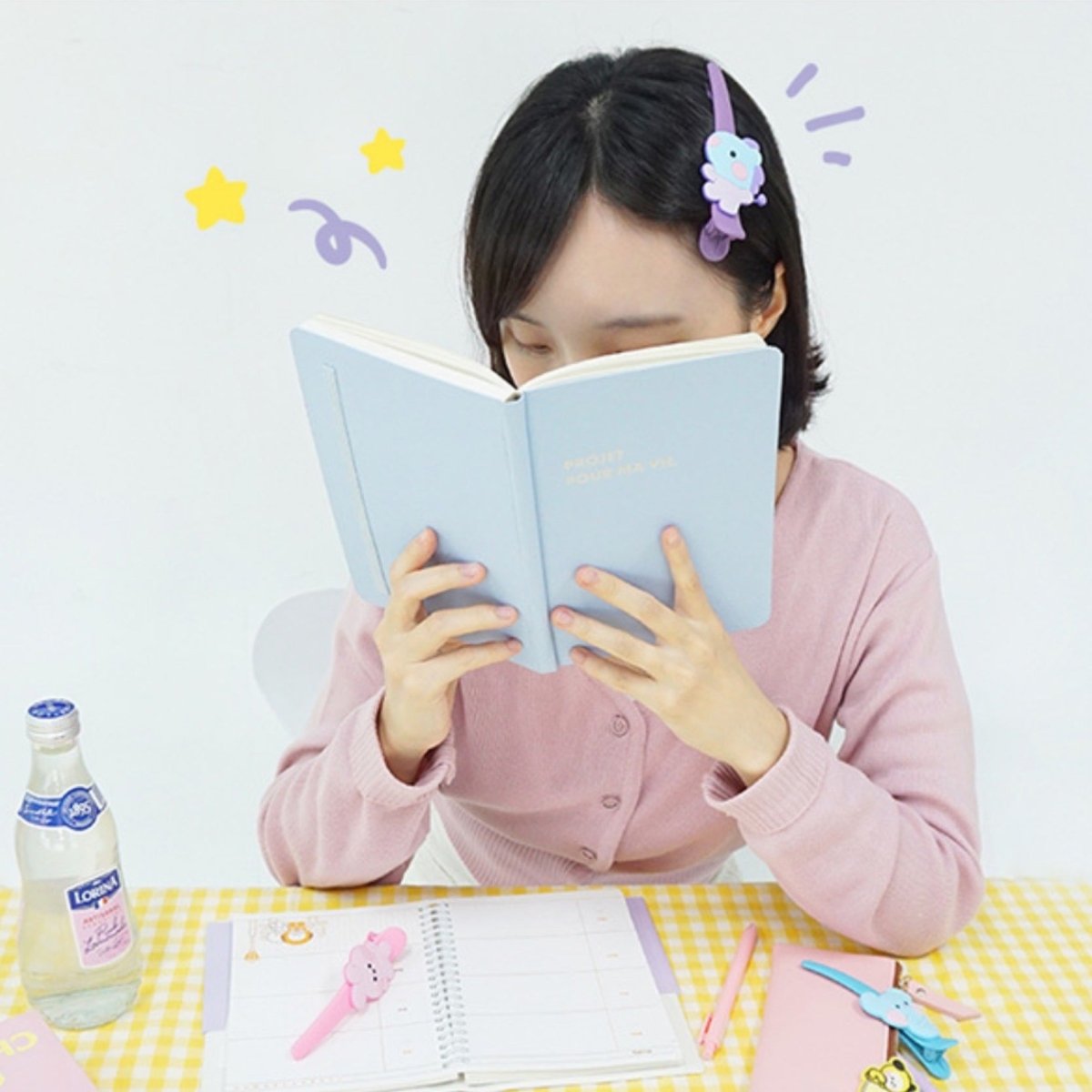 BT21 Minini Official Hair Clip - K-STAR