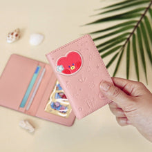 BT21 Minini Official Leather Patch Card Case Vacance Ver. - K-STAR