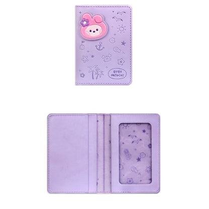 BT21 Minini Official Leather Patch Card Case Vacance Ver. - K-STAR