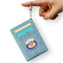 BT21 Minini Official Leather Patch Card Holder Vacance Ver. - K-STAR