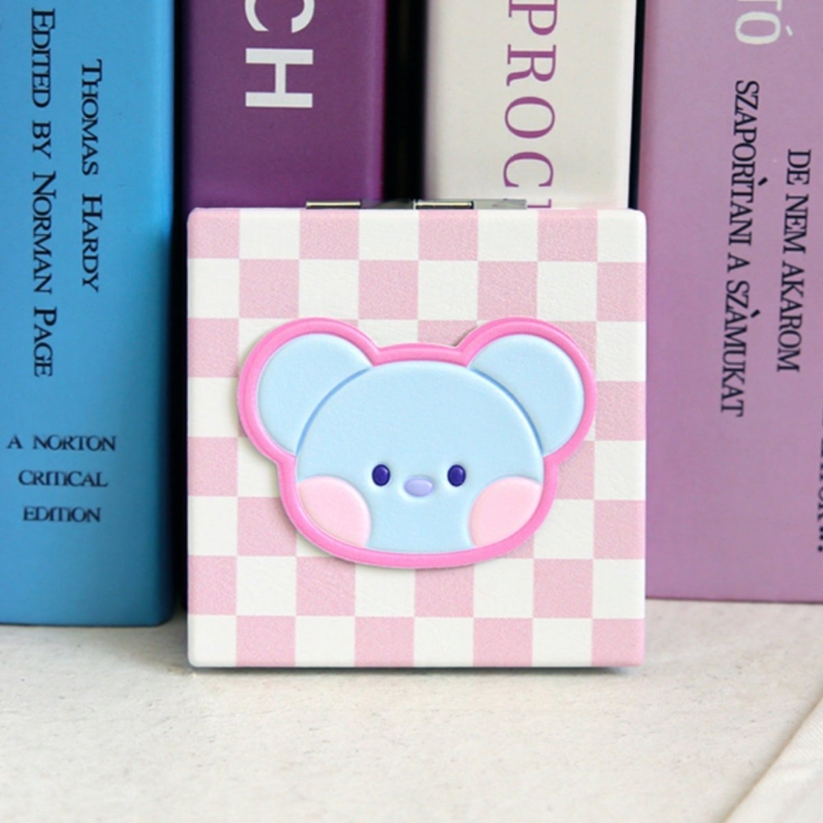 BT21 Minini Official Leather Patch Mirror - K-STAR