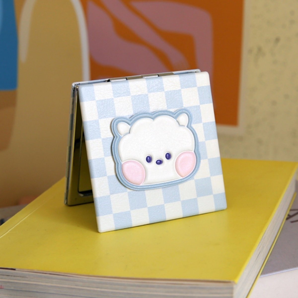 BT21 Minini Official Leather Patch Mirror - K-STAR