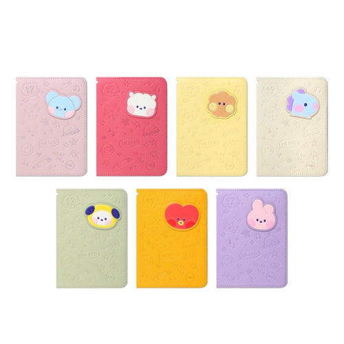 BT21 Minini Official Leather Patch Passport Case - K-STAR