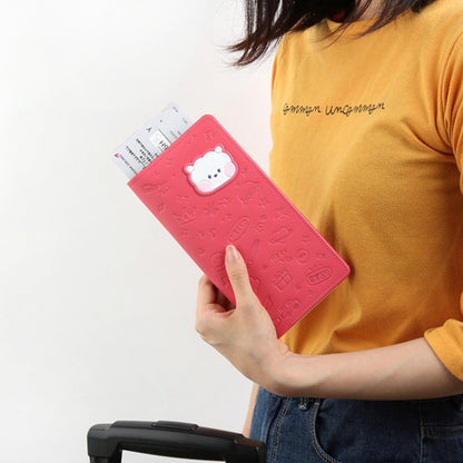 BT21 Minini Official Leather Patch Passport Case LARGE - K-STAR