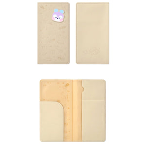 BT21 Minini Official Leather Patch Passport Case LARGE - K-STAR