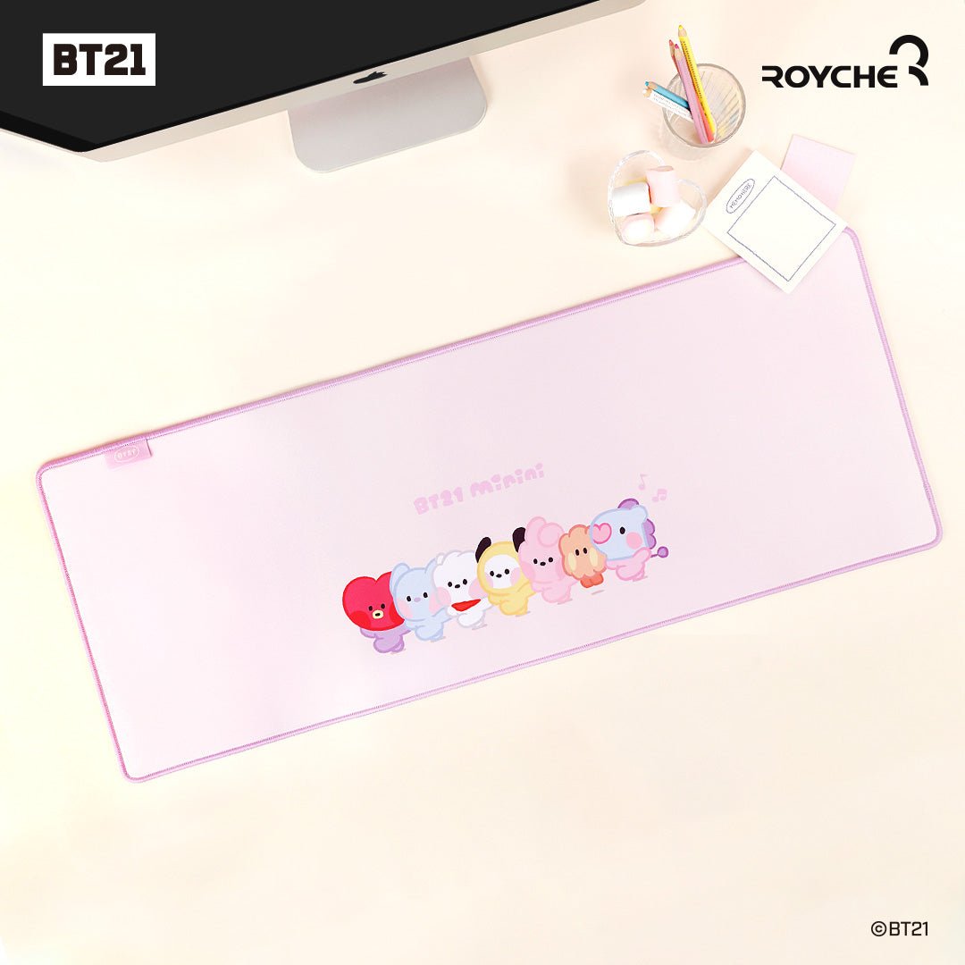 BT21 Minini Official Long Mouse Pad - K-STAR
