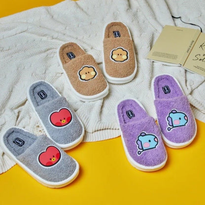BT21 Minini Official Mellow Fur Slippers - K-STAR
