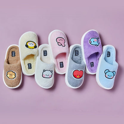 BT21 Minini Official Mellow Fur Slippers - K-STAR