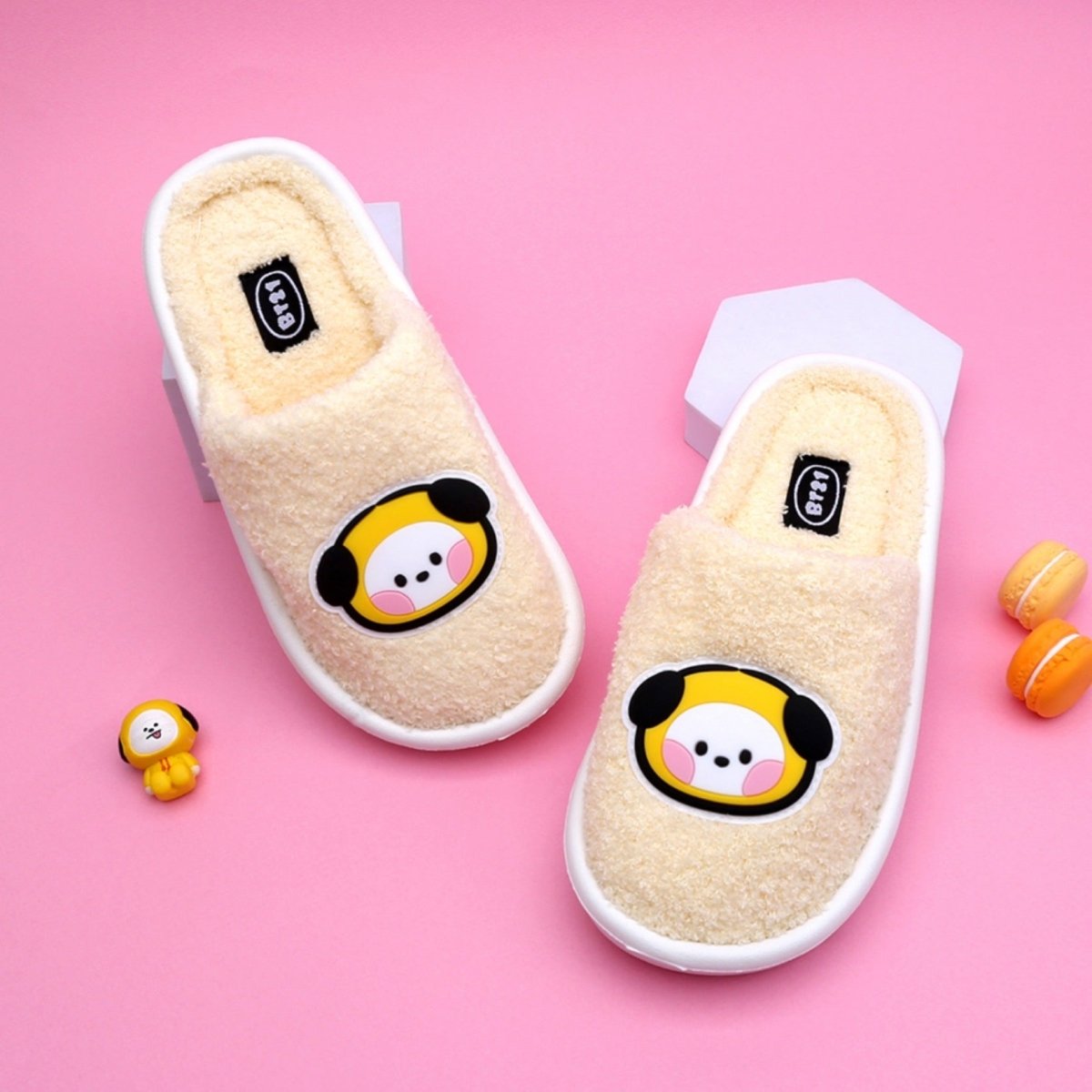 BT21 Minini Official Mellow Fur Slippers - K-STAR