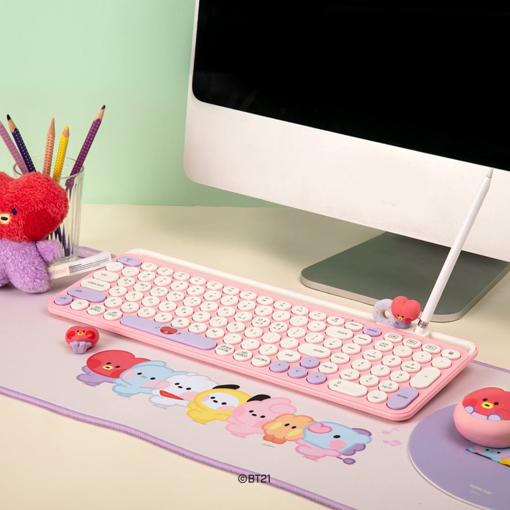 BT21 Minini Official Multi-Pairing Keyboard - K-STAR