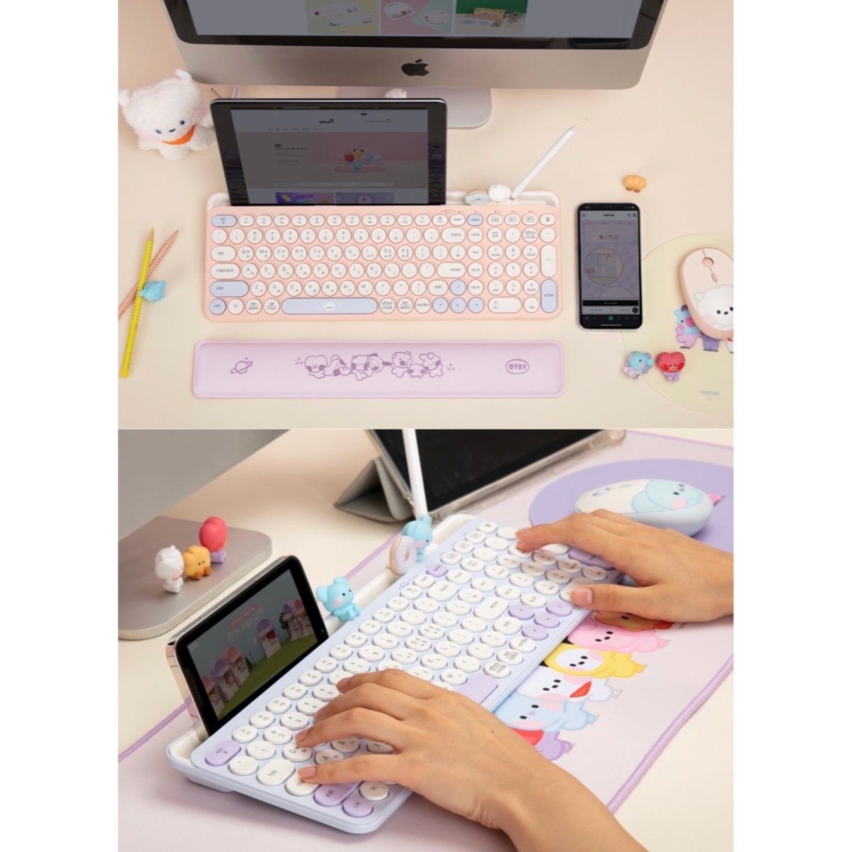 BT21 Minini Official Multi-Pairing Keyboard - K-STAR