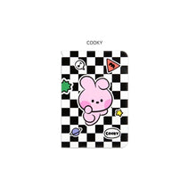 BT21 Minini Official Passport Cover Checkerboard - K-STAR