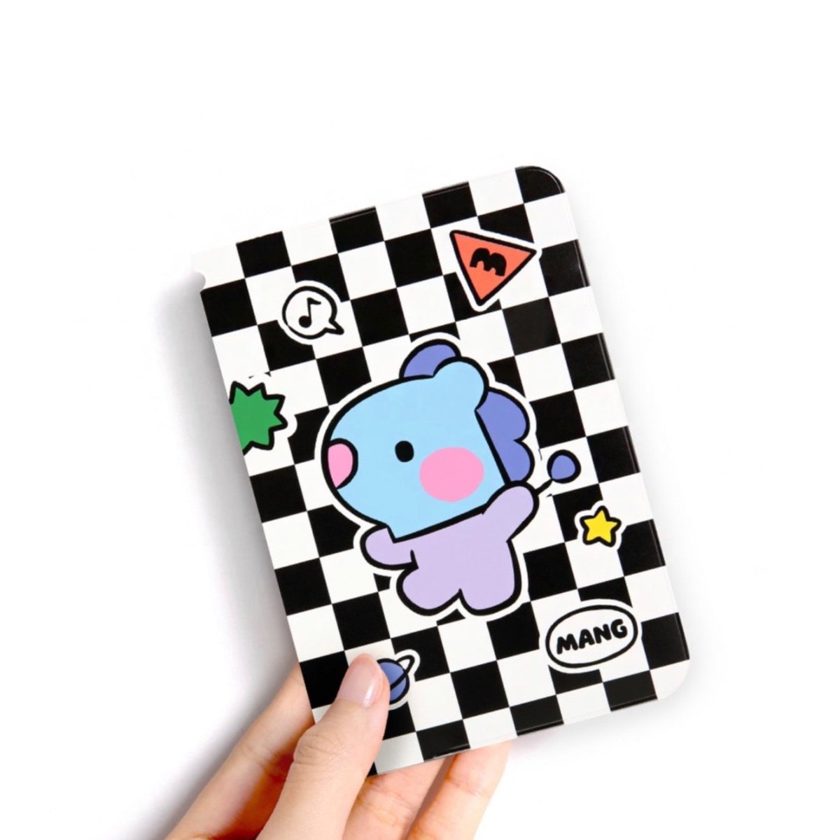 BT21 Minini Official Passport Cover Checkerboard - K-STAR