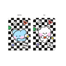 BT21 Minini Official Passport Cover Checkerboard - K-STAR