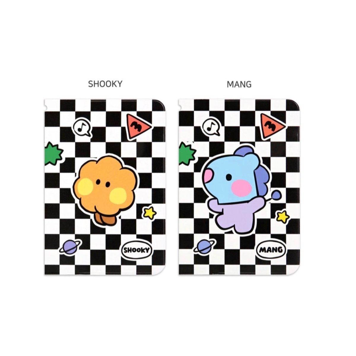 BT21 Minini Official Passport Cover Checkerboard - K-STAR