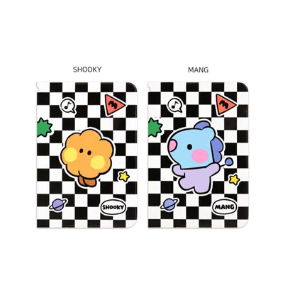 BT21 Minini Official Passport Cover Checkerboard - K-STAR