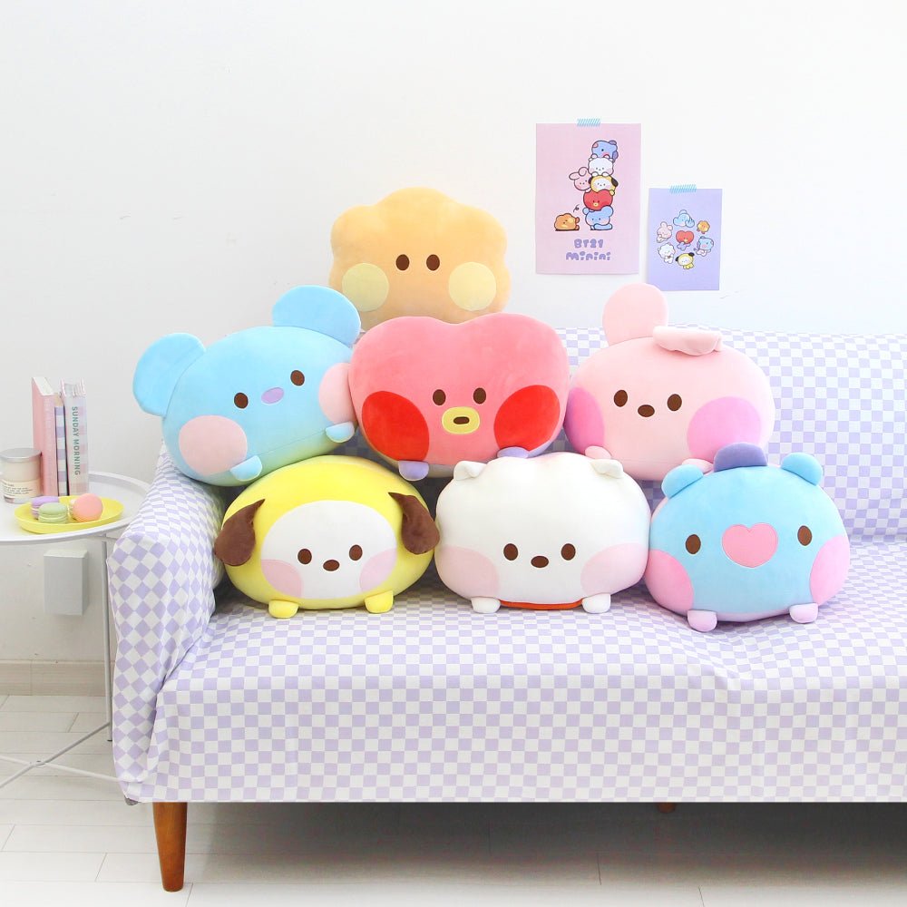 BT21 Minini Official Round Cushion - K-STAR