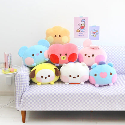 BT21 Minini Official Round Cushion - K-STAR