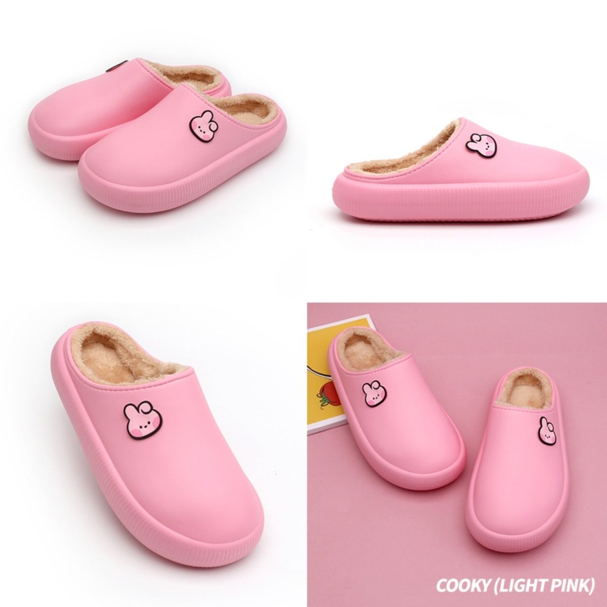 BT21 Minini Official Round Winter Slippers - K-STAR