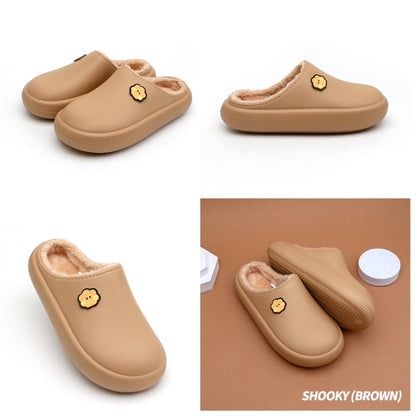 BT21 Minini Official Round Winter Slippers - K-STAR