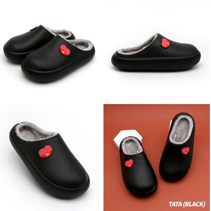 BT21 Minini Official Round Winter Slippers - K-STAR