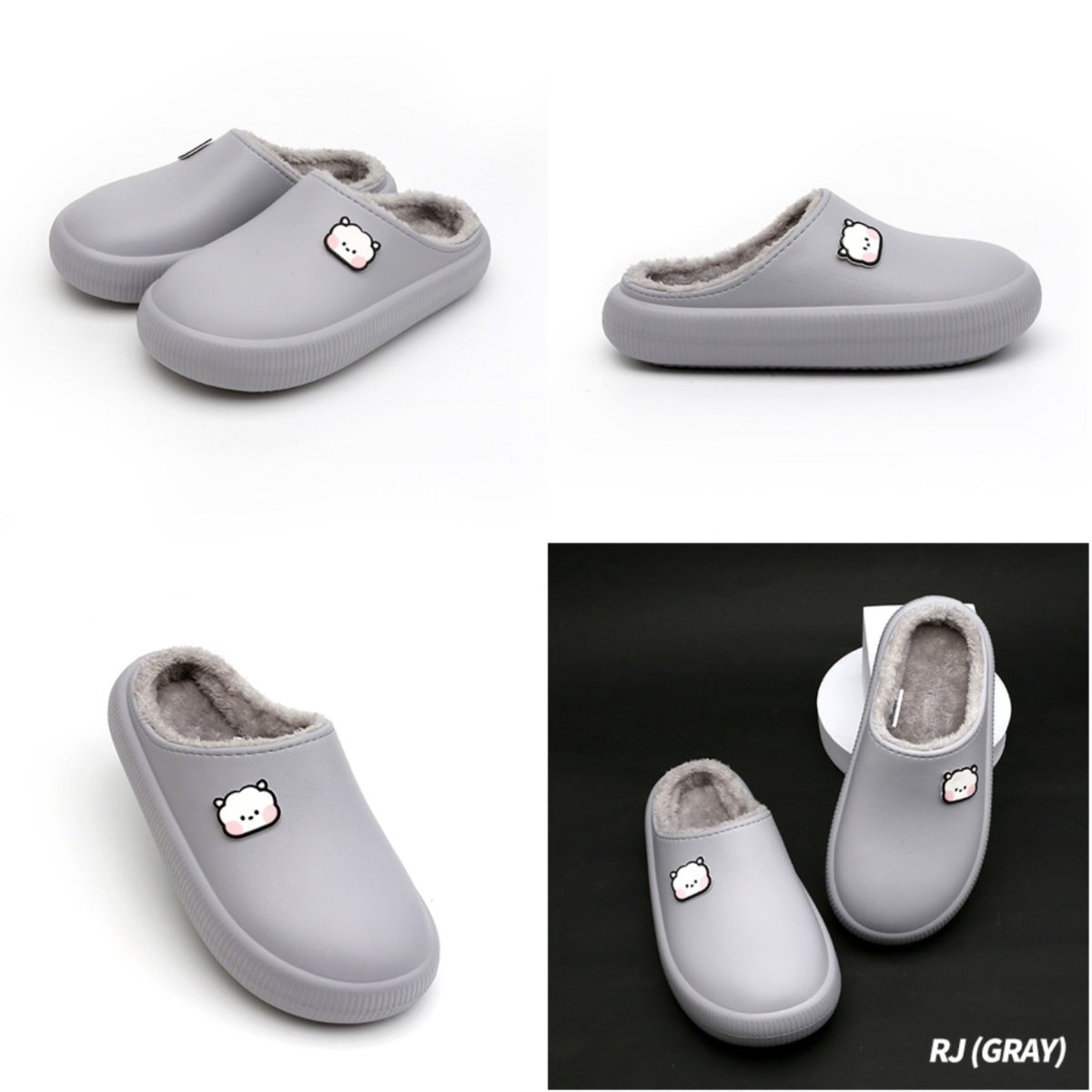 BT21 Minini Official Round Winter Slippers - K-STAR