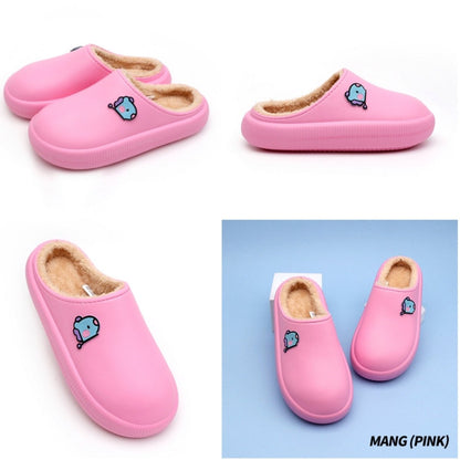 BT21 Minini Official Round Winter Slippers - K-STAR
