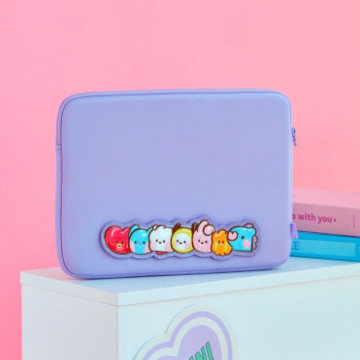 BT21 Minini Official Tablet or Laptop Pouch - K-STAR