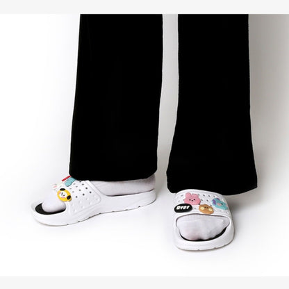 BT21 Minini Official Together Cushion Slippers - K-STAR