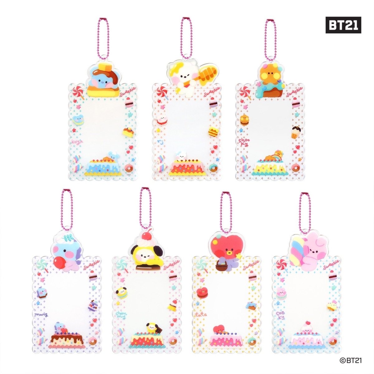 BT21 Minini Photocard Holder Sweetie Version - K-STAR